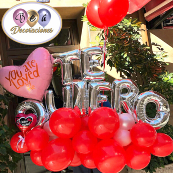 Bouquet de globos Día del amor