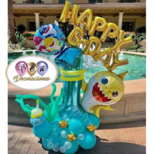 bouquet-baby-shark-happy-b-day-delivery-lima