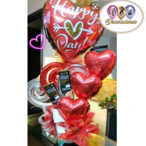 bouquet-con-chocolates-y-con-globos-corazones-delivery-lima